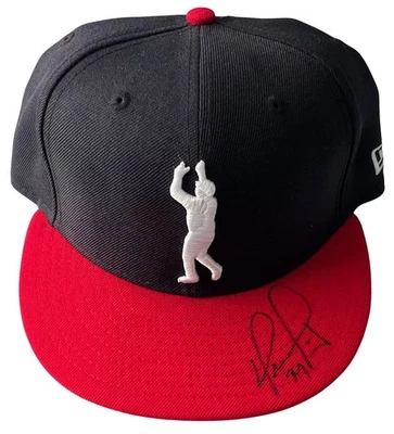 DAVID ORTIZ SIGNED BIG PAPI NEW ERA BASEBALL HAT W/"B.P." INSCRIPTION PSA COA - Image 1 of 4