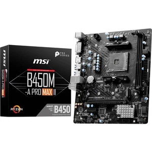 MSI B450M-A Pro MAX II Mainboard Fattore di forma (dettagli) Micro-ATX Chipset - Foto 1 di 4