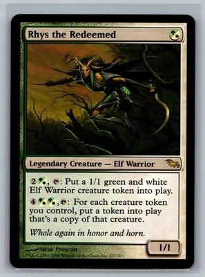 Magic The Gathering Shadowmoor Rhys the Redeemed #237/301 MTG TCG CCG - Image 1 of 2