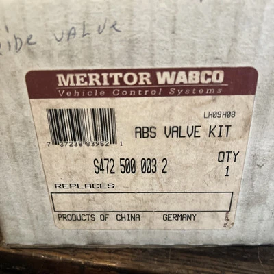 NOS Meritor Wabco Aftermarket ABS Valve Repair Kit S472-500-003-2 - Image 1 of 4