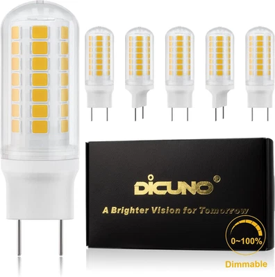 G8 Dimmable LED Bulb Flat Base 4W (40W Halogen Equivalent), Warm White 3000K, 45 - Image 1 of 4