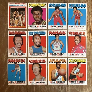 1971-72 Topps 31 Different Vintage Basketball Card Lot Kareem Higher Grade - Picture 1 of 8