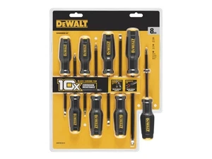 Dewalt Tools 8 Piece MAX FIT Slotted, Phillips & Pozi Screwdriver Set, DWHT65102 - Picture 1 of 2