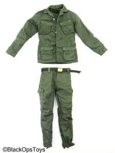 1/6 Scale Toy Vietnam Era Male - OD Green Uniform Set w/Belt - Picture 1 of 13