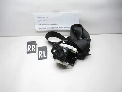 Retractor de cinturón de seguridad trasero izquierdo y derecho Saab 9-3 2003-2007 12795565 OEM Foto 1 de 4