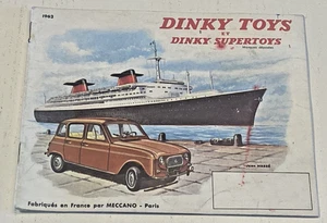 Catalogue DINKY TOYS 1962 - Fabriqué en France par MECCANO  - Bel Etat - Picture 1 of 7