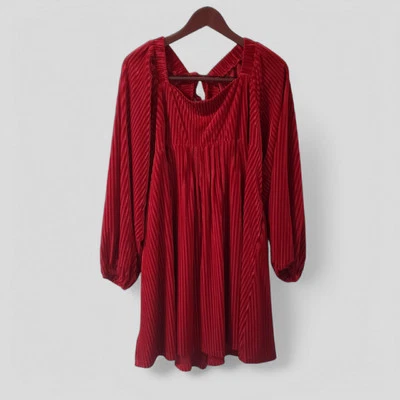 Платье в полоску Red Velvet Burnout XXL Whimsigoth Vampire Dark Romance Emo  - Изображение 1 из 4