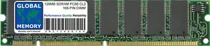 128MB PC66 66MHz 168-PIN SDRAM DIMM MEMORY RAM FOR DESKTOPS/PCs/MOTHERBOARDS - Picture 1 of 1