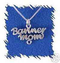 Sterling Silver Color Guard Banner Mom  Charm w/Chain