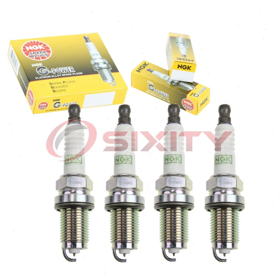 4 bujías NGK G-Power para Honda CR-V 2002-2009 2,4 L L L4 cable de encendido ot Foto 1 de 4