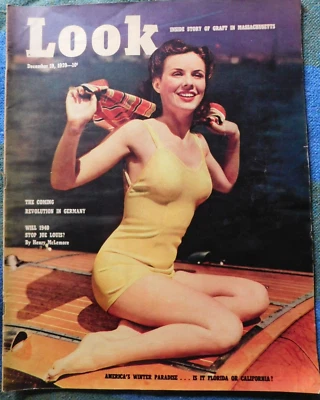 LOOK MAGAZINE Dec 19 1939 Pinocchio Joe Lewis, NY Fair Germany Gable Leigh - Image 1 of 2