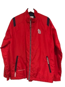 G-III Sports by Carl Banks St. Louis Cardinals Full Zip Red Windbreaker Men's XL - Bild 1 von 5