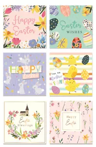 Biglietti Auguri e Buste Pasqua Confezione 8 Disegni Religiosi Floreali Misti Carini - Foto 1 di 6