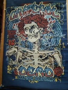 GRATEFUL DEAD  FILLMORE AUD   POSTER - Picture 1 of 1