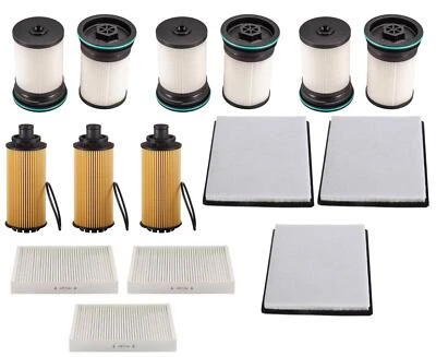 Diesel Fuel Air Oil Filters REF 52100212 For 16-21 GM Colorado 2.8L Diesel 12pc - Image 1 of 4