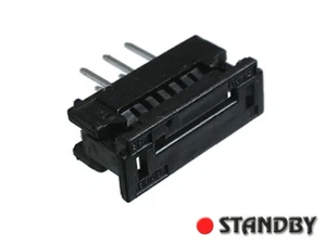 4pcs 1.0mm Pitch 6 Pos ZIF Vertical Through hole Single-sided contact Slide lock - Imagen 1 de 2