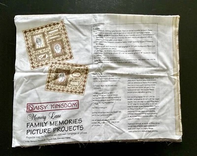 Daisy Kingdom Family Memories Picture Project  Fabric Panel #3548 - Image 1 of 4