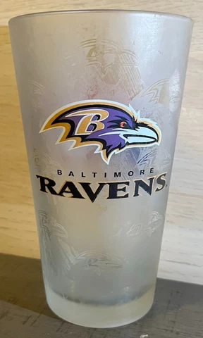 NFL MILLER LITE BALTIMORE RAVENS BEER GLASS Cover