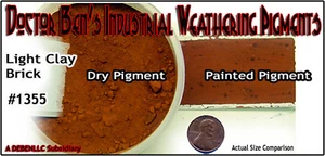 Pigmento de intemperie de ladrillo de arcilla ligera Doctor Ben's - 2 oz - Imagen 1 de 10