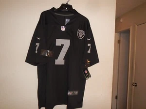 GENO SMITH III # 7 RAIDERS BLACK MEN'S JERSEY--- L - Picture 1 of 4