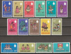 GILBERT & ELLICE ISLANDS 1968 SG 135/149 MNH - Picture 1 of 2