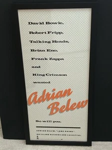 Adrian Belew - Lone Rhino Promo Poster schwarz gerahmt - Bild 1 von 4