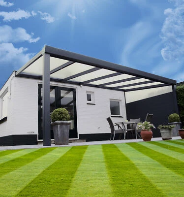 Aluminium Terrassendach Terrassenüberdachung Überdachung Carport Pergola Abdach - Bild 1 von 3