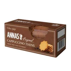 Annas Cappuccino Thins - Classic Traditional Swedish Cookies Biscuits - 3 Boxes - Picture 1 of 1