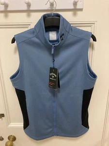 Callaway Golf Mens High Gauge Fleece Vest Infinity Weather Series Thermal Small - Picture 1 of 9