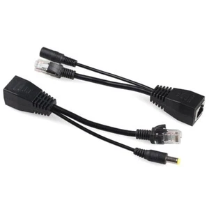 POE Passive Injector Cable RJ45 POE Splitter CCTV IP Camera Access Points Power - Photo 1/7