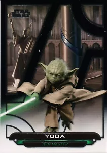 Star Wars Galactic Files 2018, Yoda Short Print Base Card ROTS-5 - Picture 1 of 2