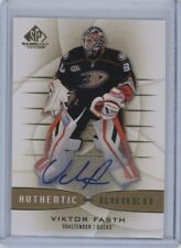 2013-14 SP Game Used Gold Autographs #165 Viktor Fasth   *19486
