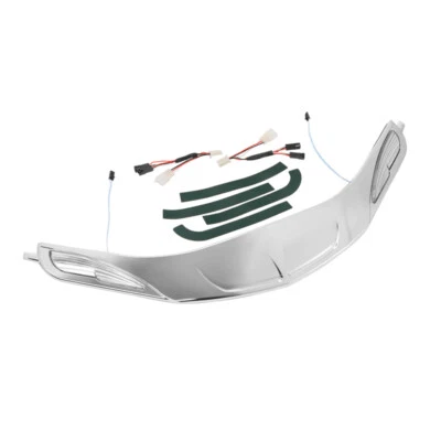 Luces de ajuste de parabrisas cromadas aptas para Honda Goldwing GL1800 2001-2017 F6B 13-17 Foto 1 de 4