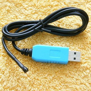 Digital USB DS18B20 1wire -55+125C thermometer probe for linux win pc