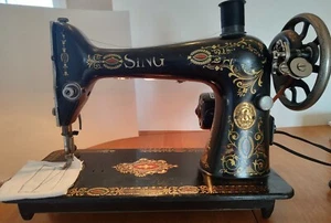 1910 Antique Singer Model 66” Red Eye" Sewing Machine Tested and Working - Picture 1 of 8