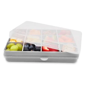 12 Compartment Snack Container Bpa Free Multi Purpose Storage Box For Kids - Picture 1 of 8