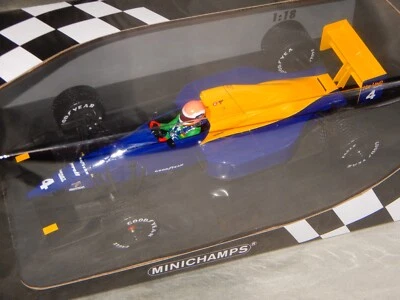 Minichamps F1 1:18 J Herbert Tyrrell Ford 018 Belgian GP 1989 *Decals Included* - Image 1 of 4