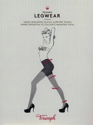 Triumph Legwear Shape Sensation 25 Full Support Stützstrumpfhosen Neu - Bild 1 von 2