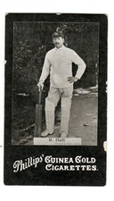 Godfrey Phillips Guinea Gold cricket cigarette card 1900, R. Duff