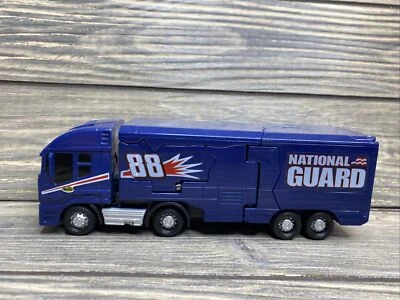 Semirremolque Spin Master 2012 Dale Earnhardt Jr azul modelo fundido a presión  Foto 1 de 4