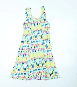 Peacocks Womens Argyle/Diamond Cotton Blend Mini Size 10 - Picture 1 of 12