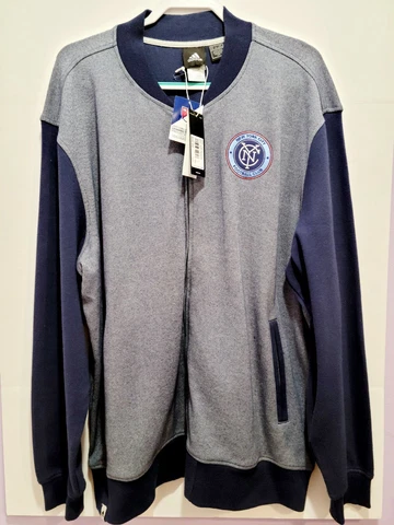 New York City FC MLS Track Jacket Men's 2XL 6596A Cover