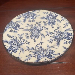 Colonial Rose Blue by Wood & Sons Salad Plate 7-7/8” England Replacement - Picture 1 of 3