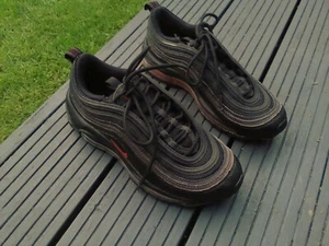 2020 NIKE AIR MAX 97 TRAINERS , BLACK UK SIZE 4 -IN GOODISH CONDITION - Picture 1 of 6