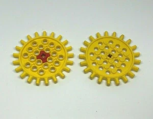LEGO Technic : 2x Engrenage 21 dents - Réf g21 jaune - Set 811 803 800 810 801 - Imagen 1 de 1