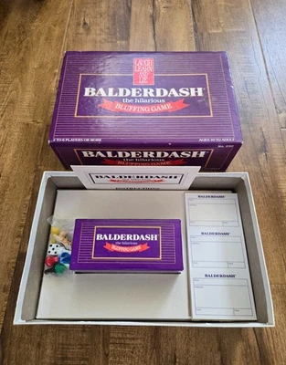 Vintage 1984 Original Balderdash The Hilarious Bluffing Board Game- Complete VGC - Image 1 of 4
