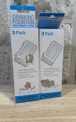 ⭐️2 Boxes Total Of 6 Pioneer Pet Water⭐️Drinking Fountain Replacement Filters⭐️ - Image 1 of 3