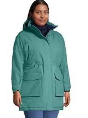 LANDS END Squall Waterproof Insulated Parka Jacket Coat Women’s - Image 1 of 4
