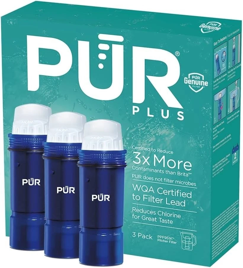 PUR PPF951K3 Lead Reduction Water Pitcher Replacement Filter - 3 Pack - Image 1 of 1