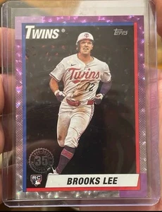 2025 Topps - 1990 35th Anniversary Brooks Lee Black Ice /10 LAST ON PRINT 10/10 - Picture 1 of 2